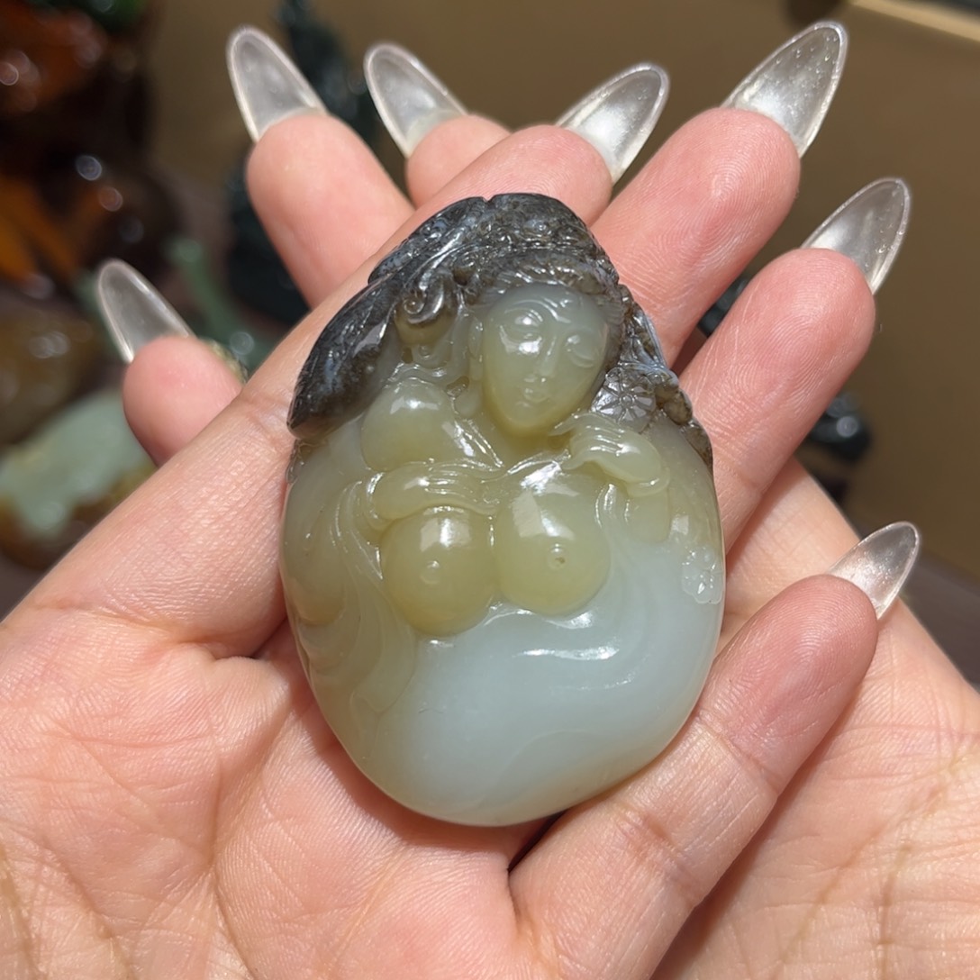 和田玉挂件未镶嵌