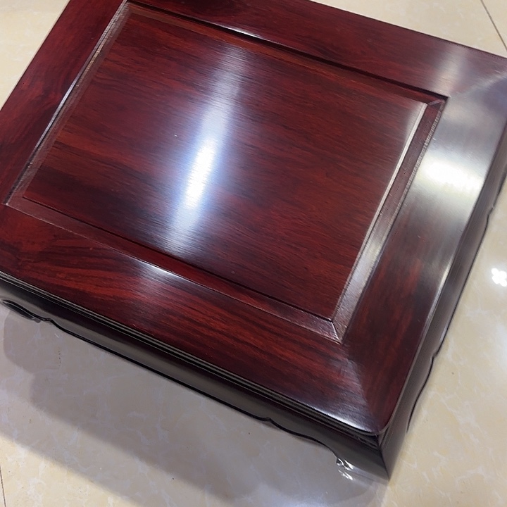 大***地书架紫檀木类柬埔寨黑酸枝材质 小肯几