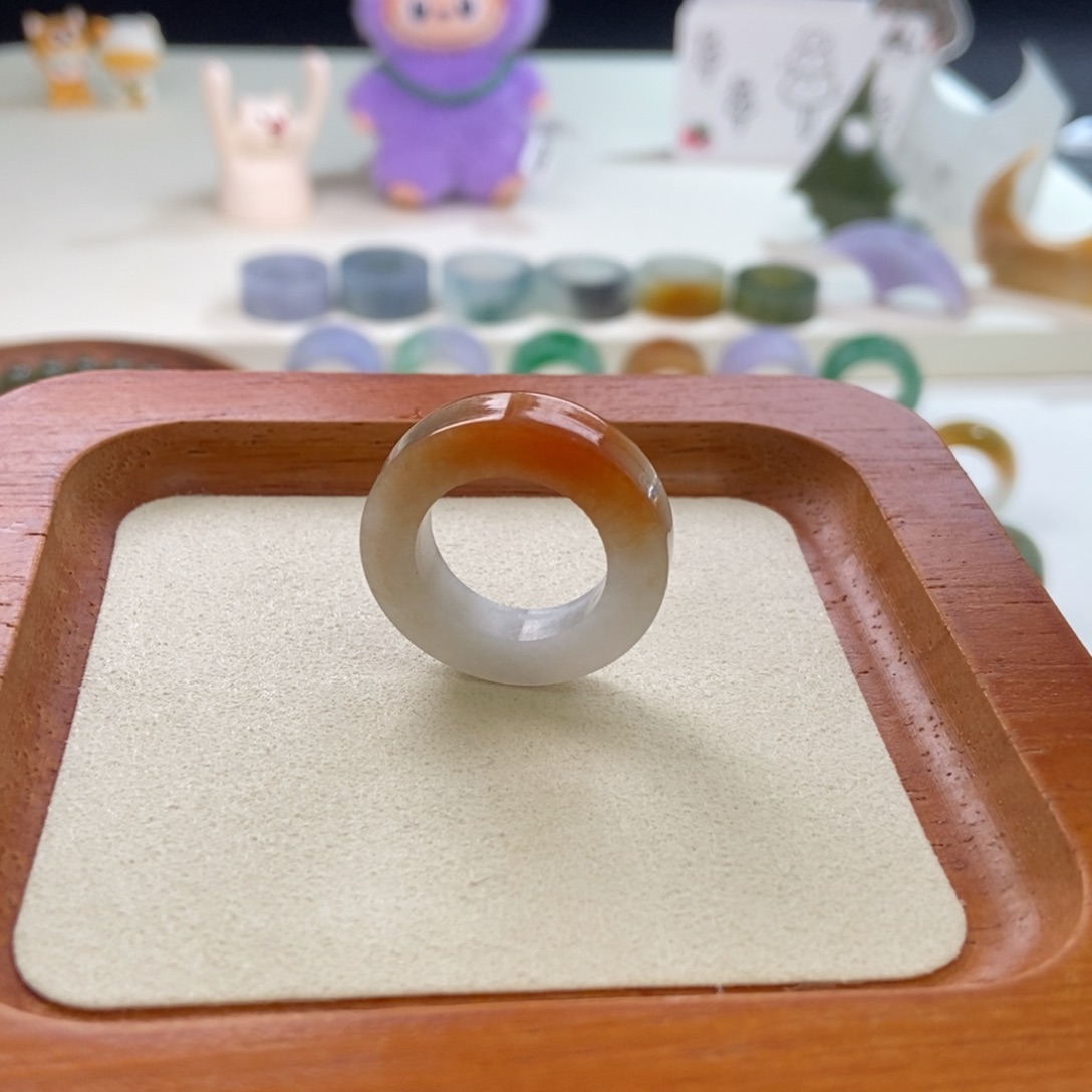 未镶嵌定制翡翠红橙