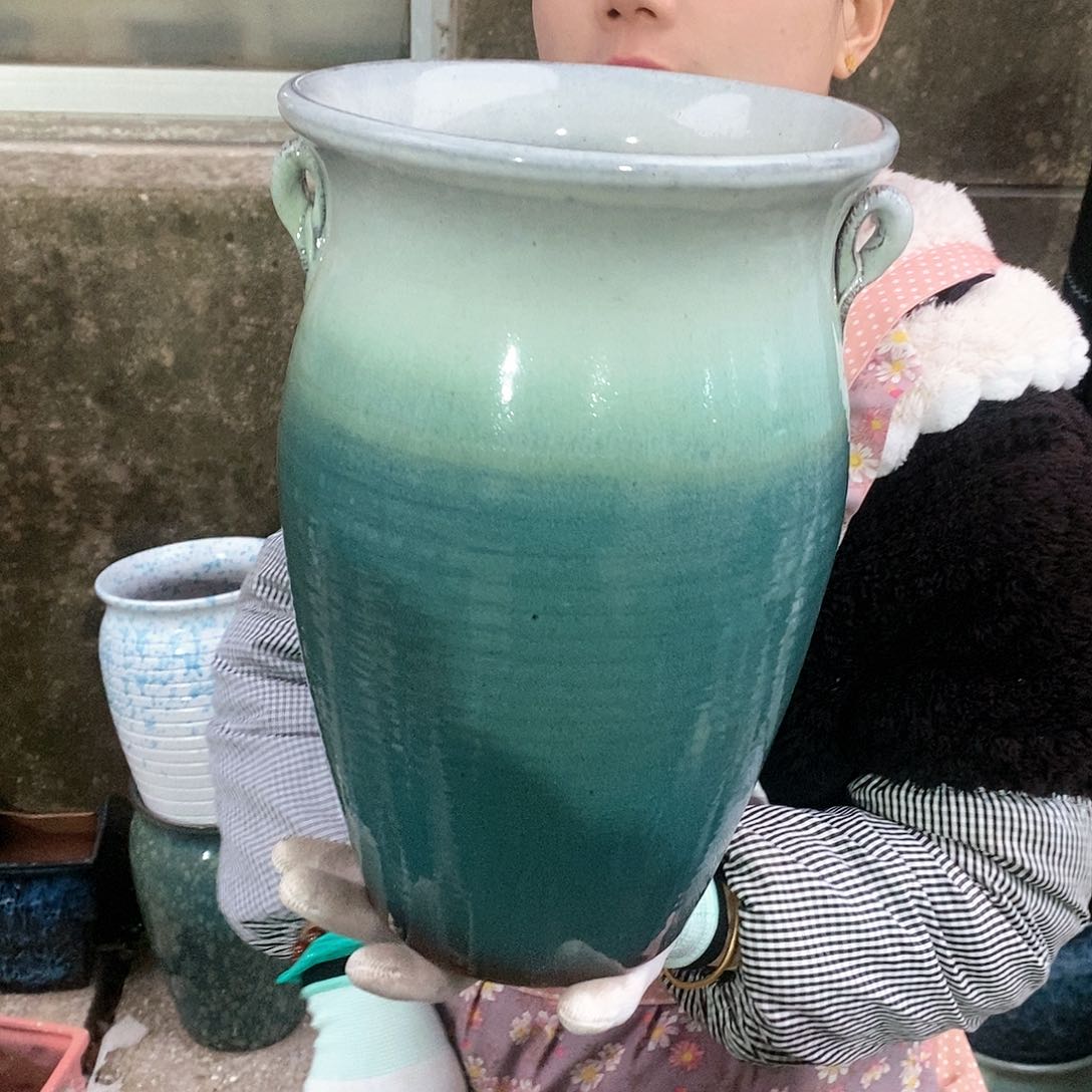 紫砂花盆正品口20高32