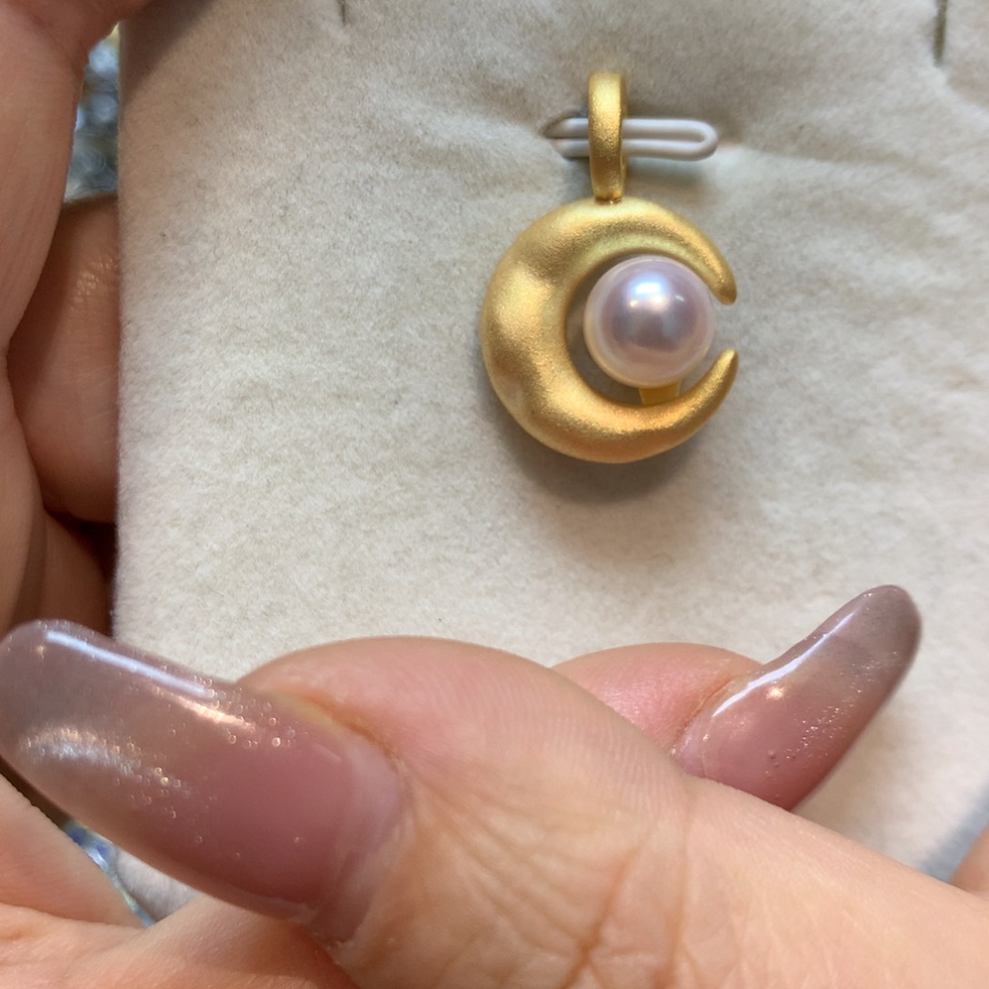 海水珍珠颈饰银S925镶嵌