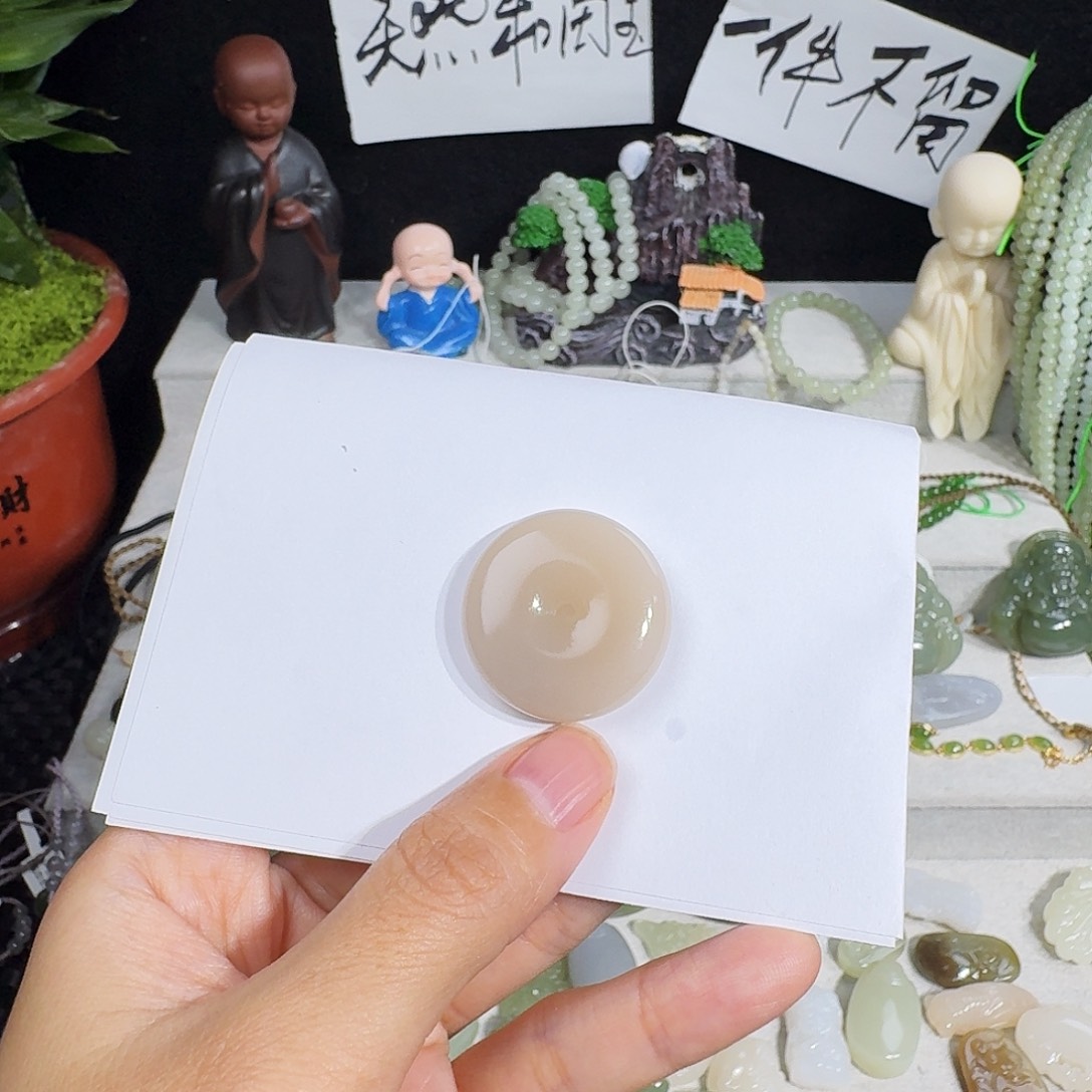 -***ﮩ和田玉未镶嵌颈饰