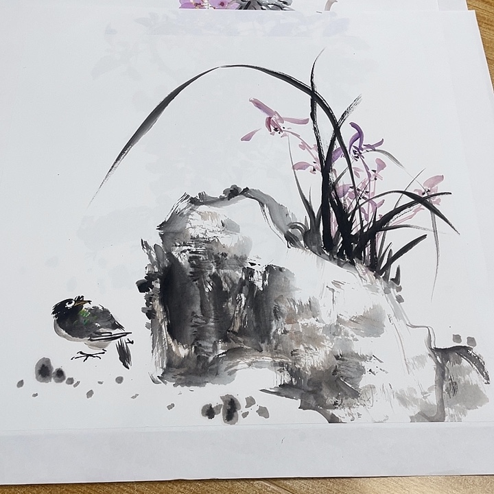 姜奇老师花鸟作品50×50