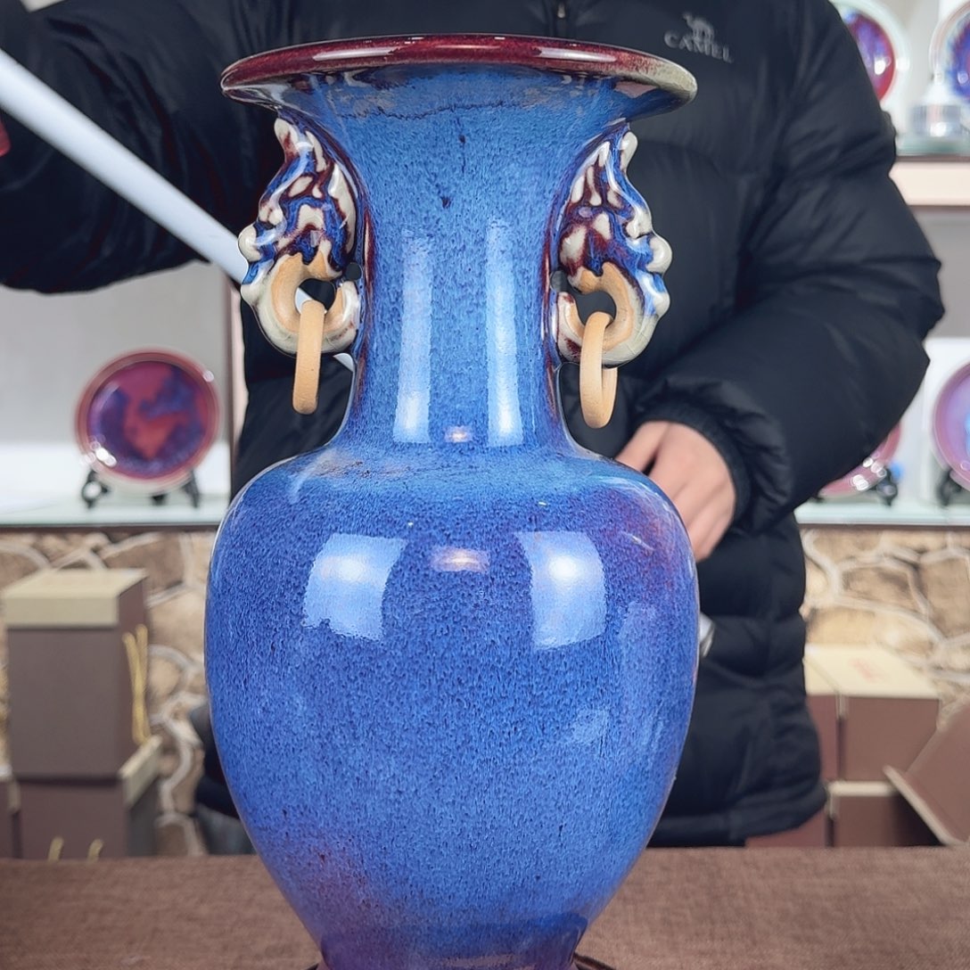 瓷片少年渡钧 钧瓷收藏品