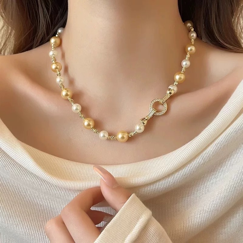 轻奢百搭混彩项链3069