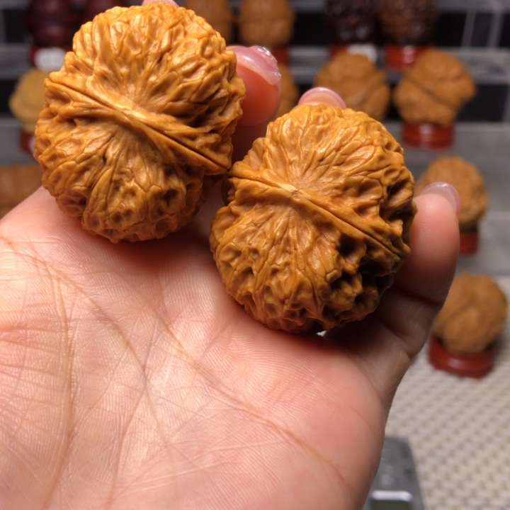 把件文玩核桃20玲珑绣球