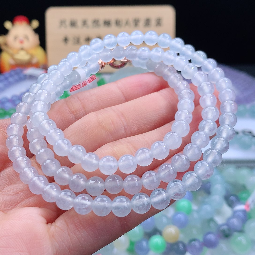翡翠手链未镶嵌卡6