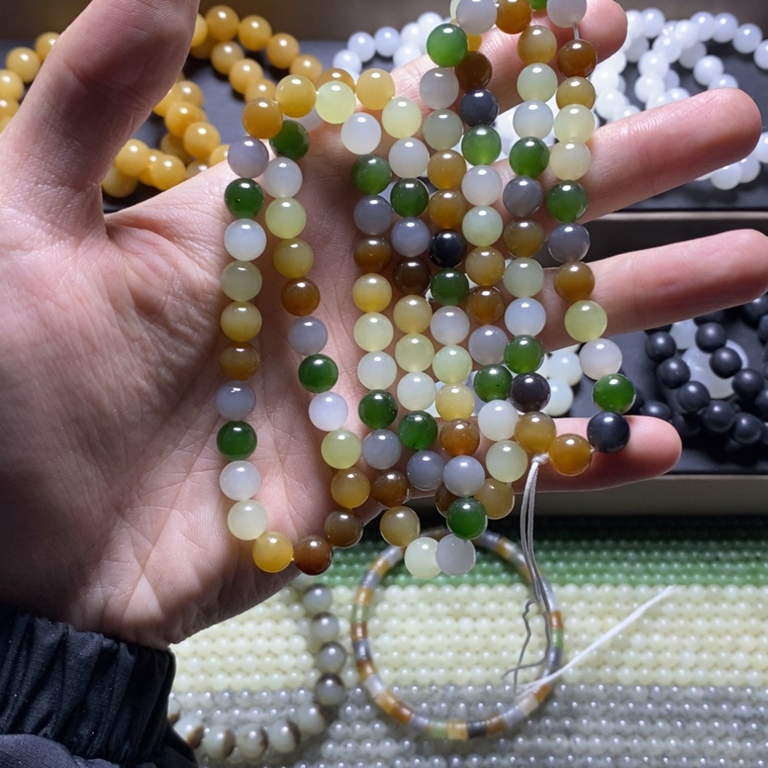 和田玉未镶嵌手链