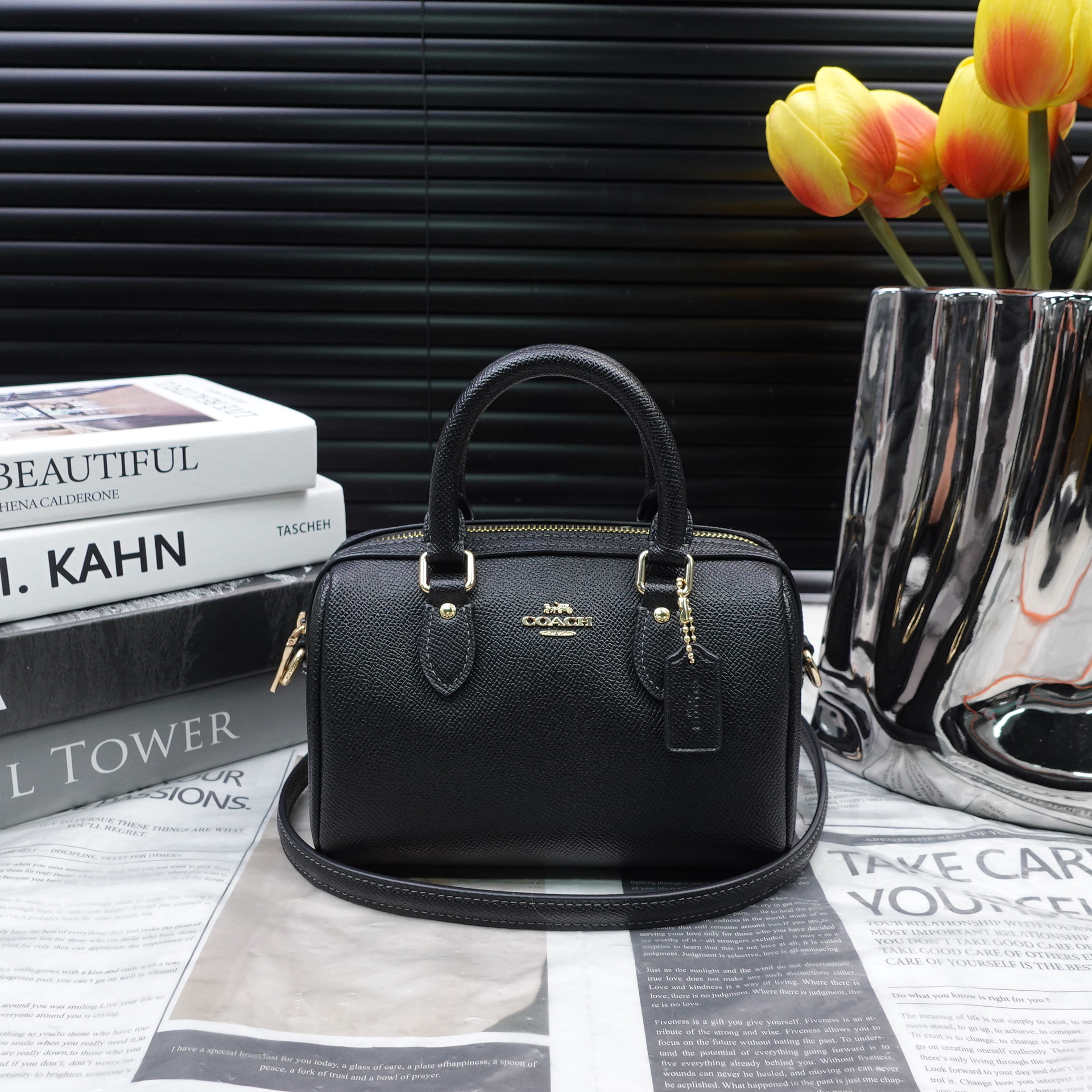 95新 COACH/蔻驰 单肩包/T10327003