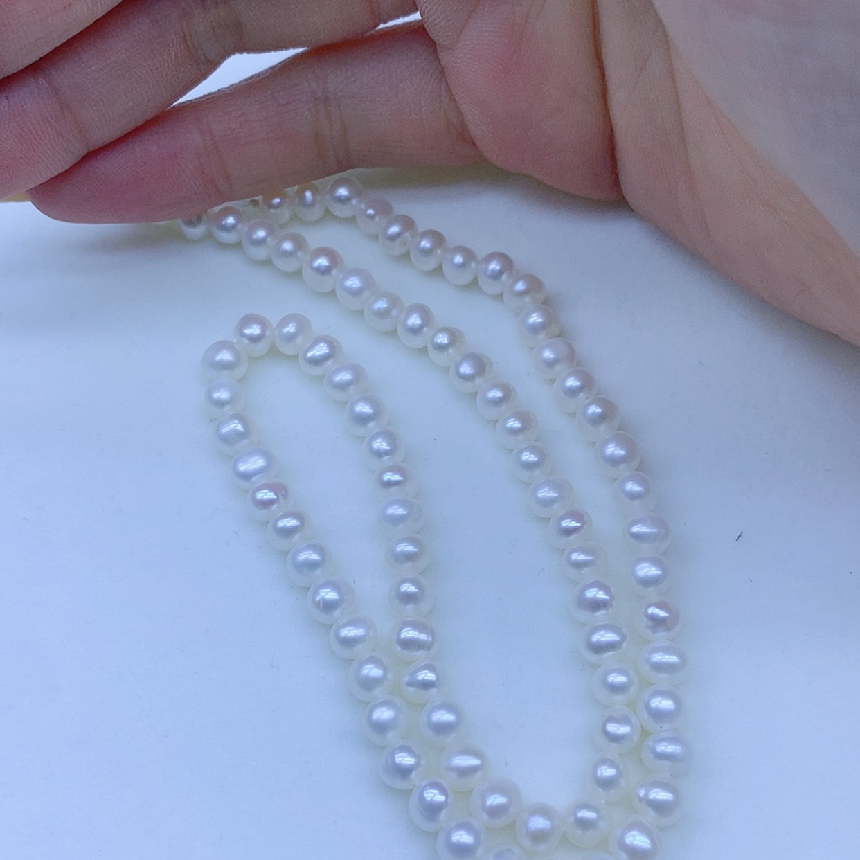 【闪购商品】淡水珍珠颈饰银S925镶嵌