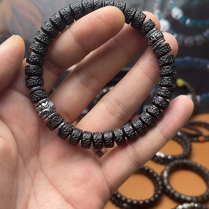 椰蒂手串9黑金耶噶吞金兽上上签