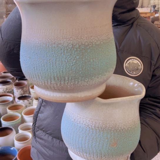 紫砂花盆高21口20————