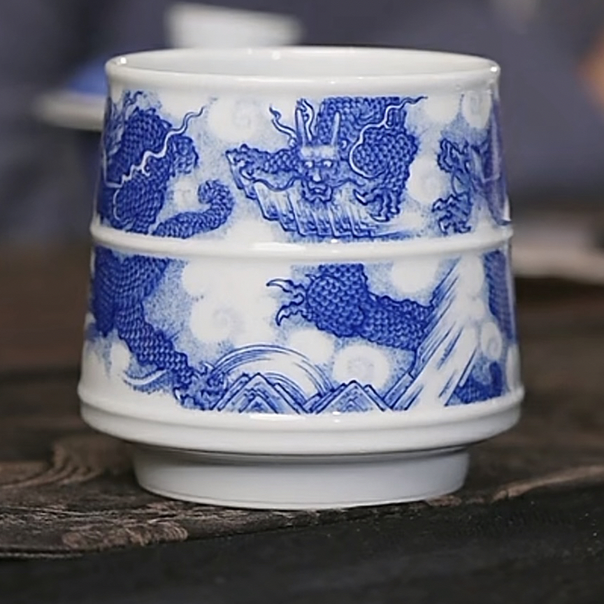 【瓷圈黄老邪宝弟真选】觉山隐窑｜陈荣龙弦纹咖啡杯茶杯主人杯陶瓷