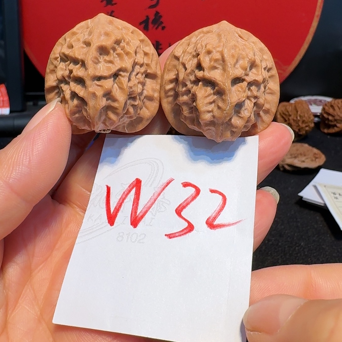 文玩核桃把件36官印又名瓷娃娃