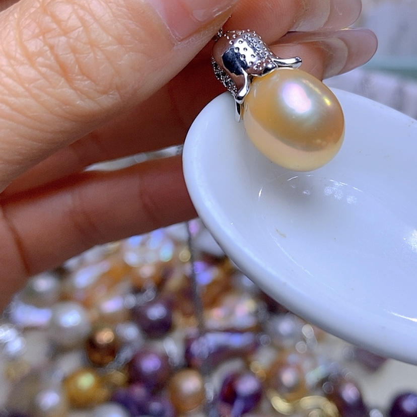 【闪购商品】淡水珍珠吊坠合金