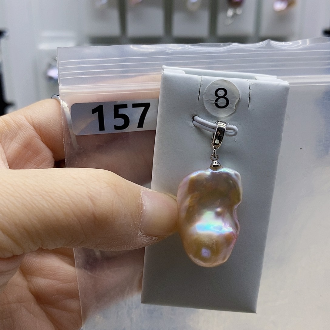 颈饰合金淡水珍珠