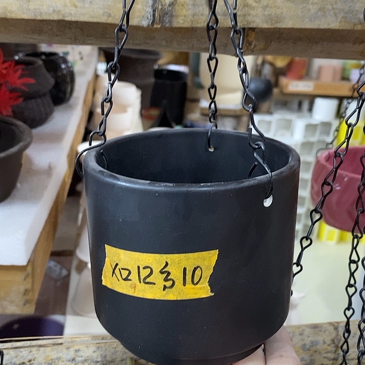 陶盆有孔 瑕疵针孔漏釉介意勿拍外口12 外高10