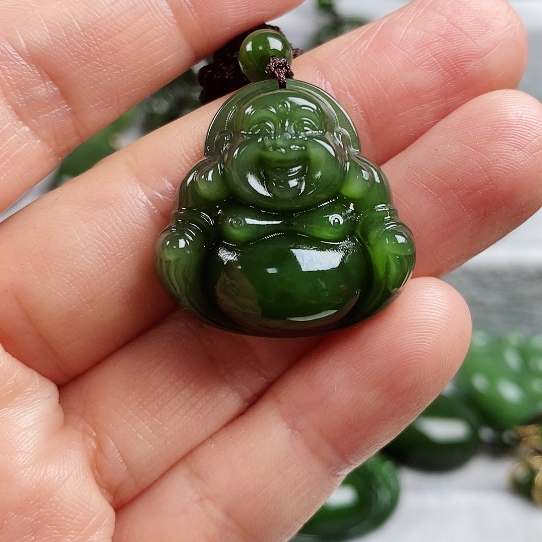 和田玉（碧玉）未镶嵌颈饰27