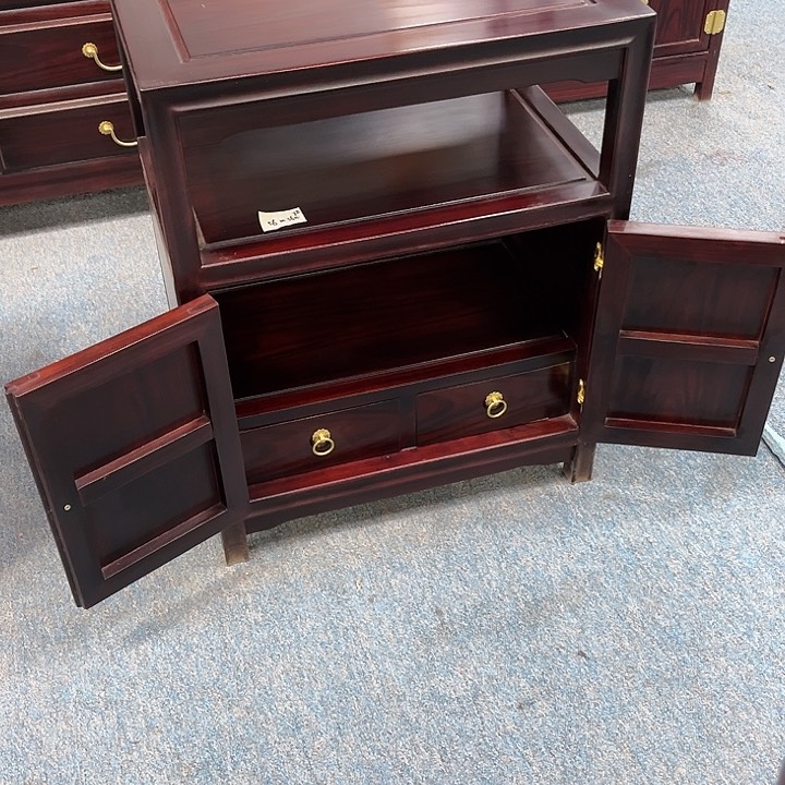 黑酸枝木类端景台看***开一个柜子