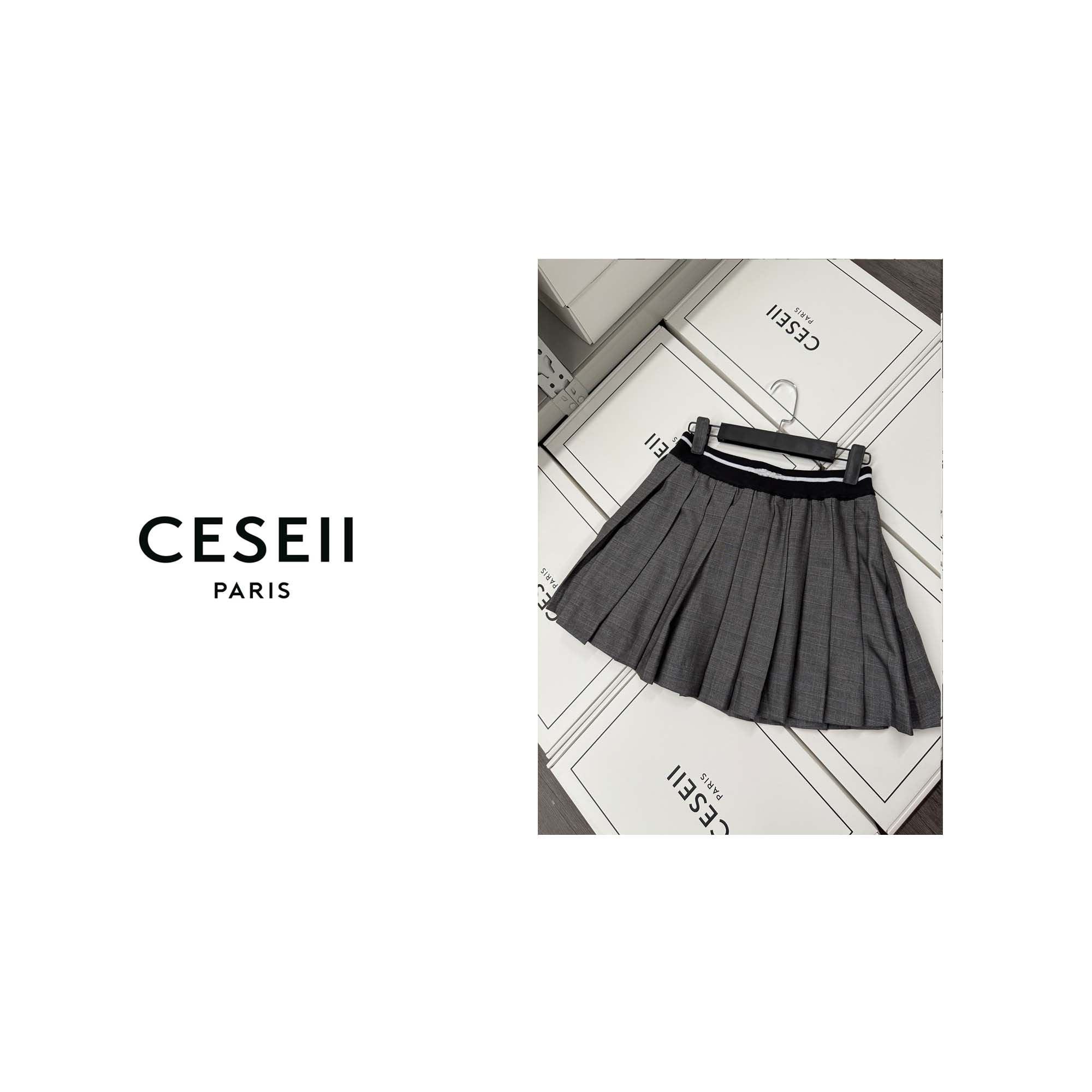 【25XJ388】2025春夏新款顶版百褶半裙