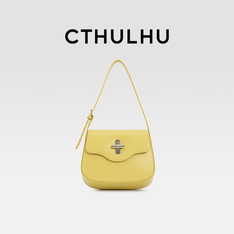 CTHULHU【精致锁扣胶囊包】CT512B226韩国小众品牌通勤百搭包包