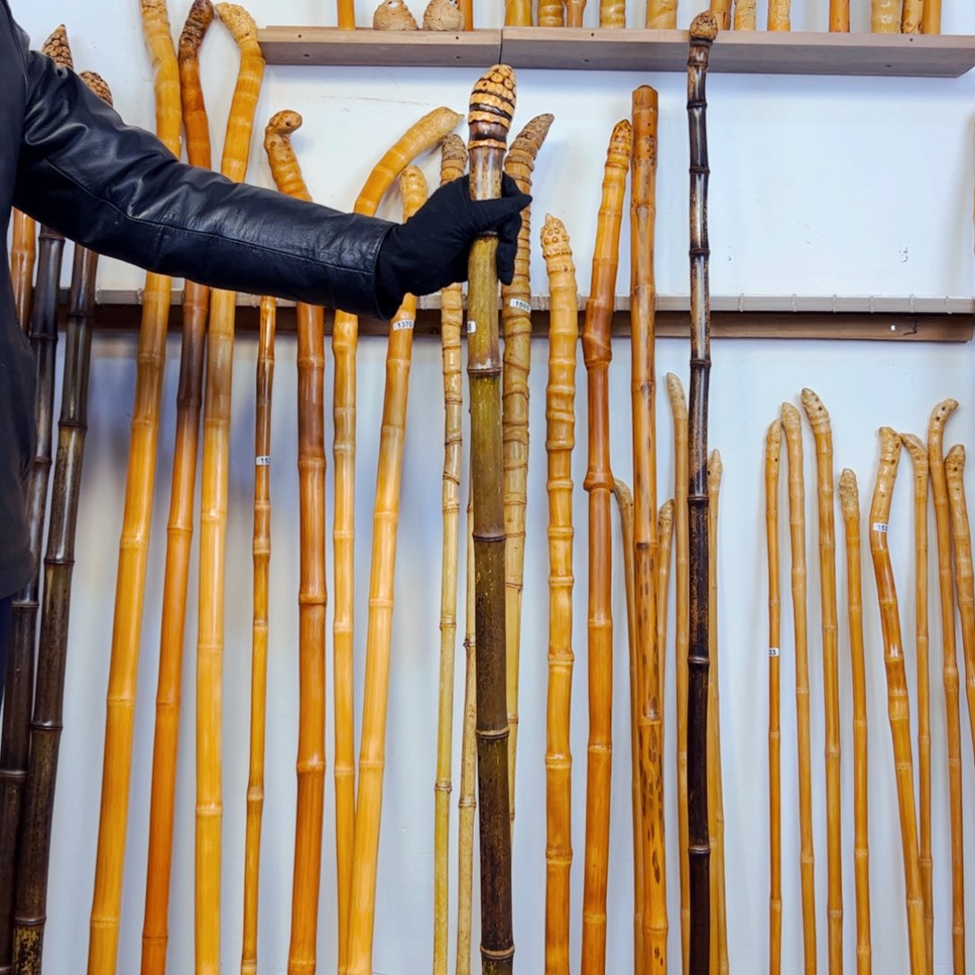 1368紫竹杖登山杖手持拐棍