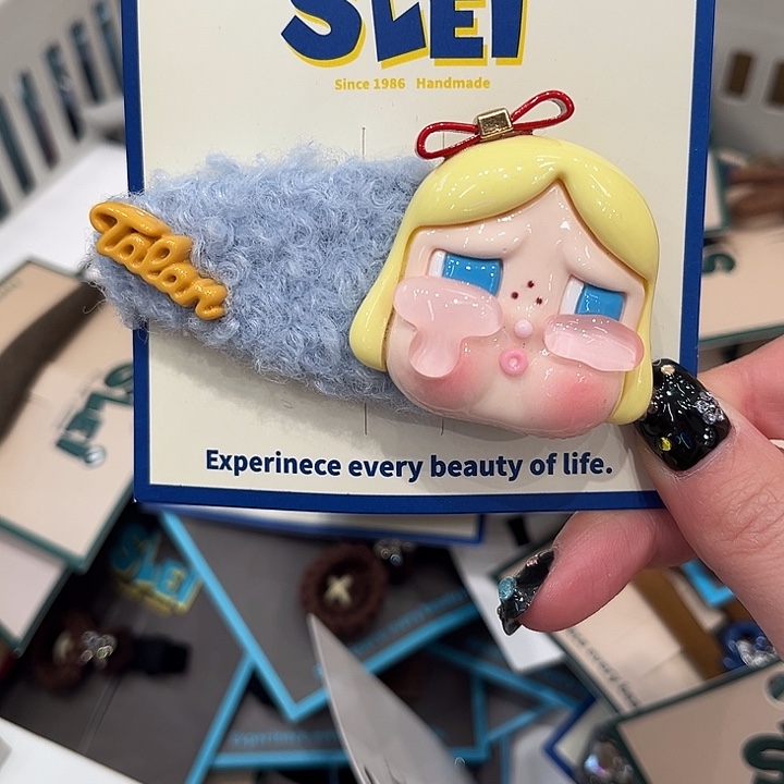 布艺铁合金拜拜夹