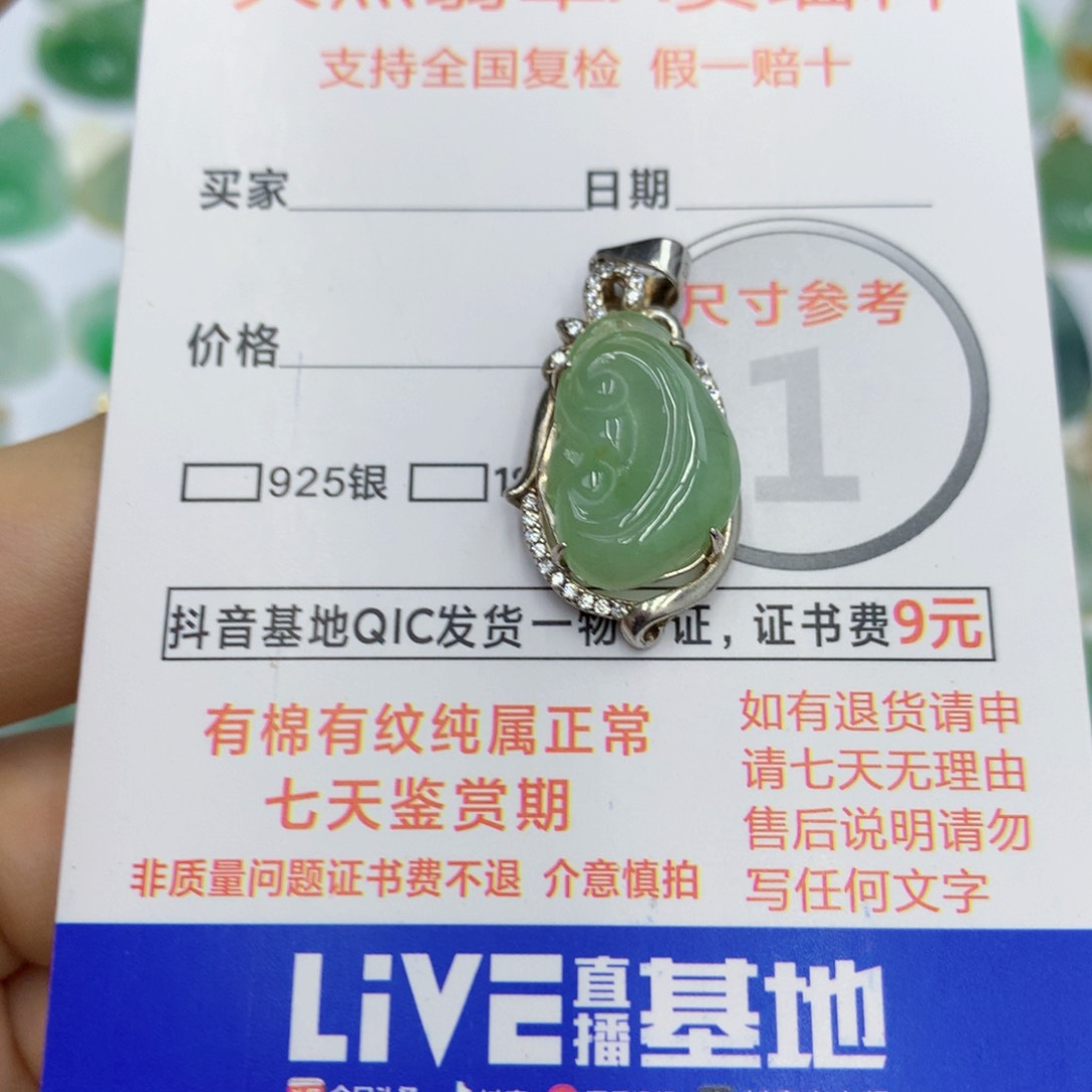 翡翠未镶嵌颈饰翡翠