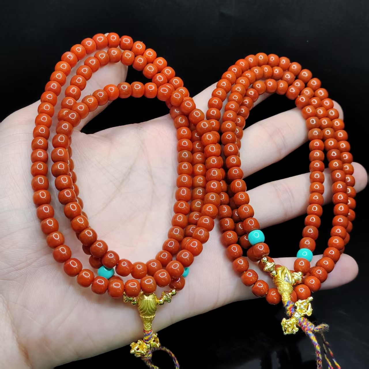 【康康严选】南红毛衣项链Z2【多样性发其一】约6mm+