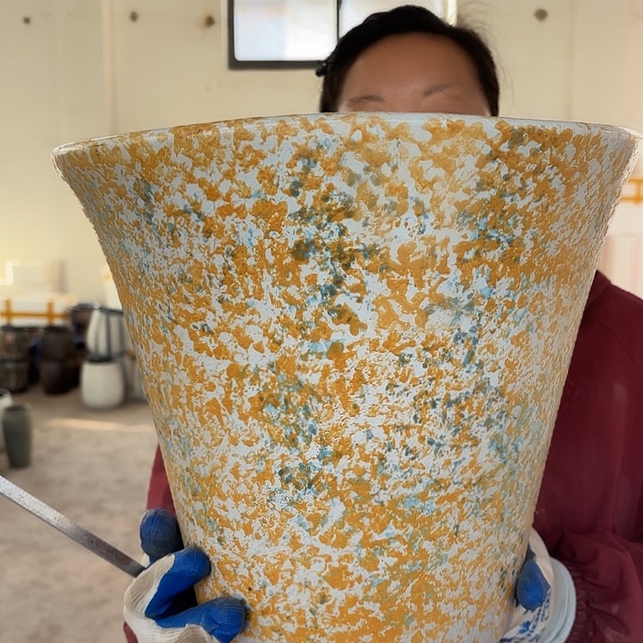 瑕疵高30口30花盆