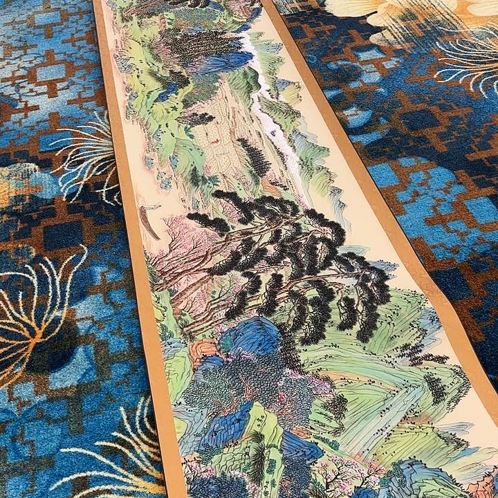 国画墨**年苏珊老师展览原作