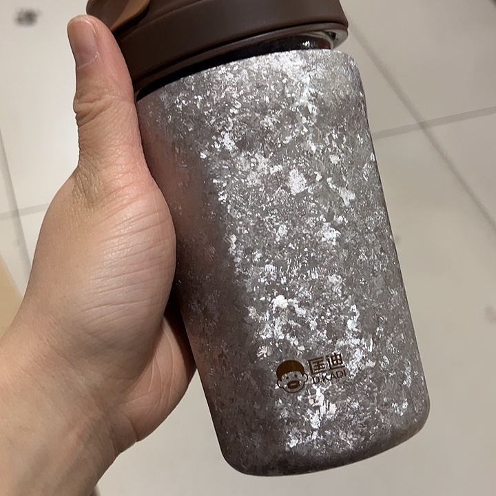 匡迪纯钛保温杯5933白色420咖啡杯