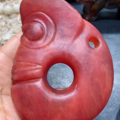 吊坠白玉菩提把件