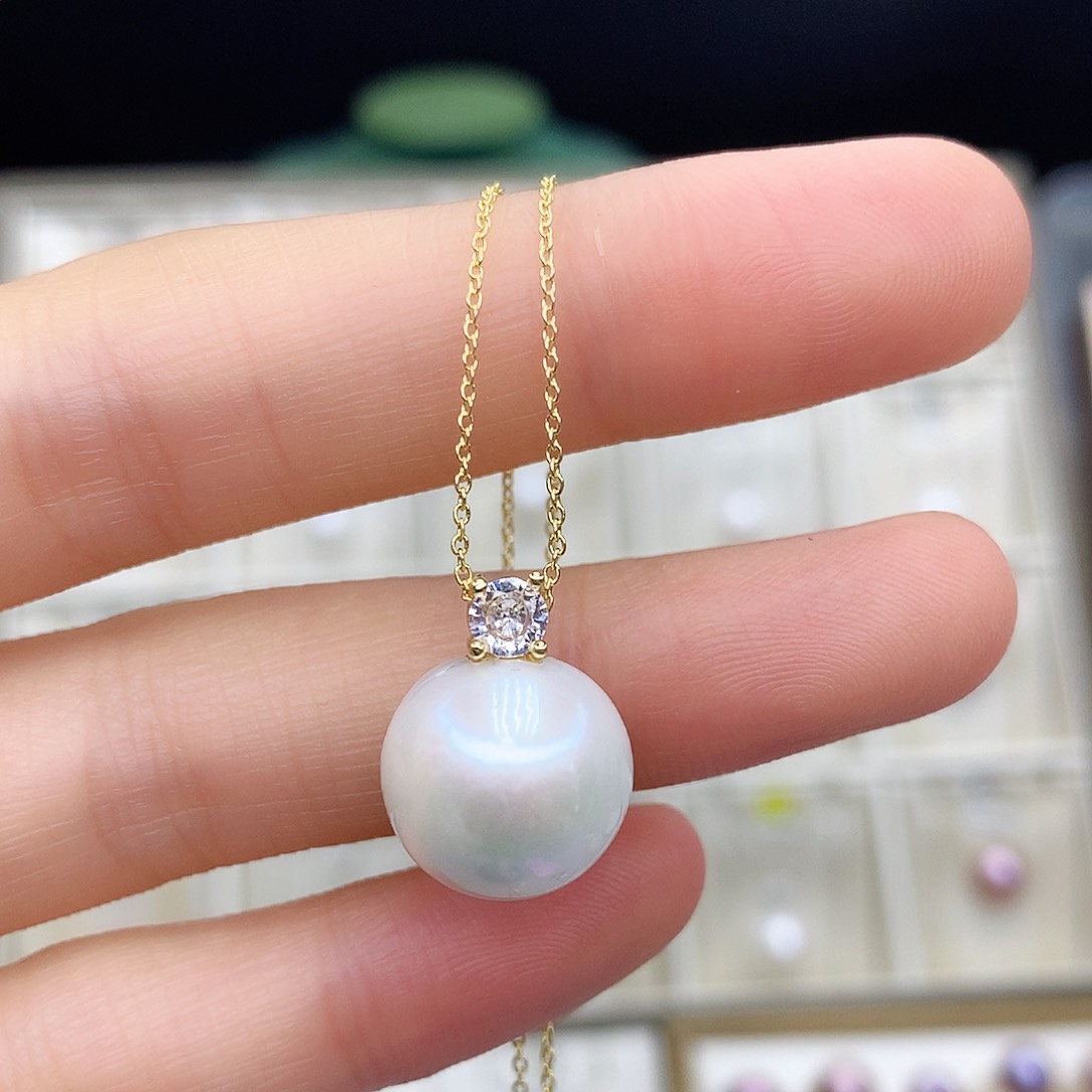 淡水珍珠颈饰合金