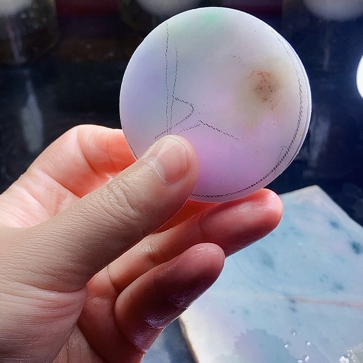 翡翠未镶嵌颈饰毛料21