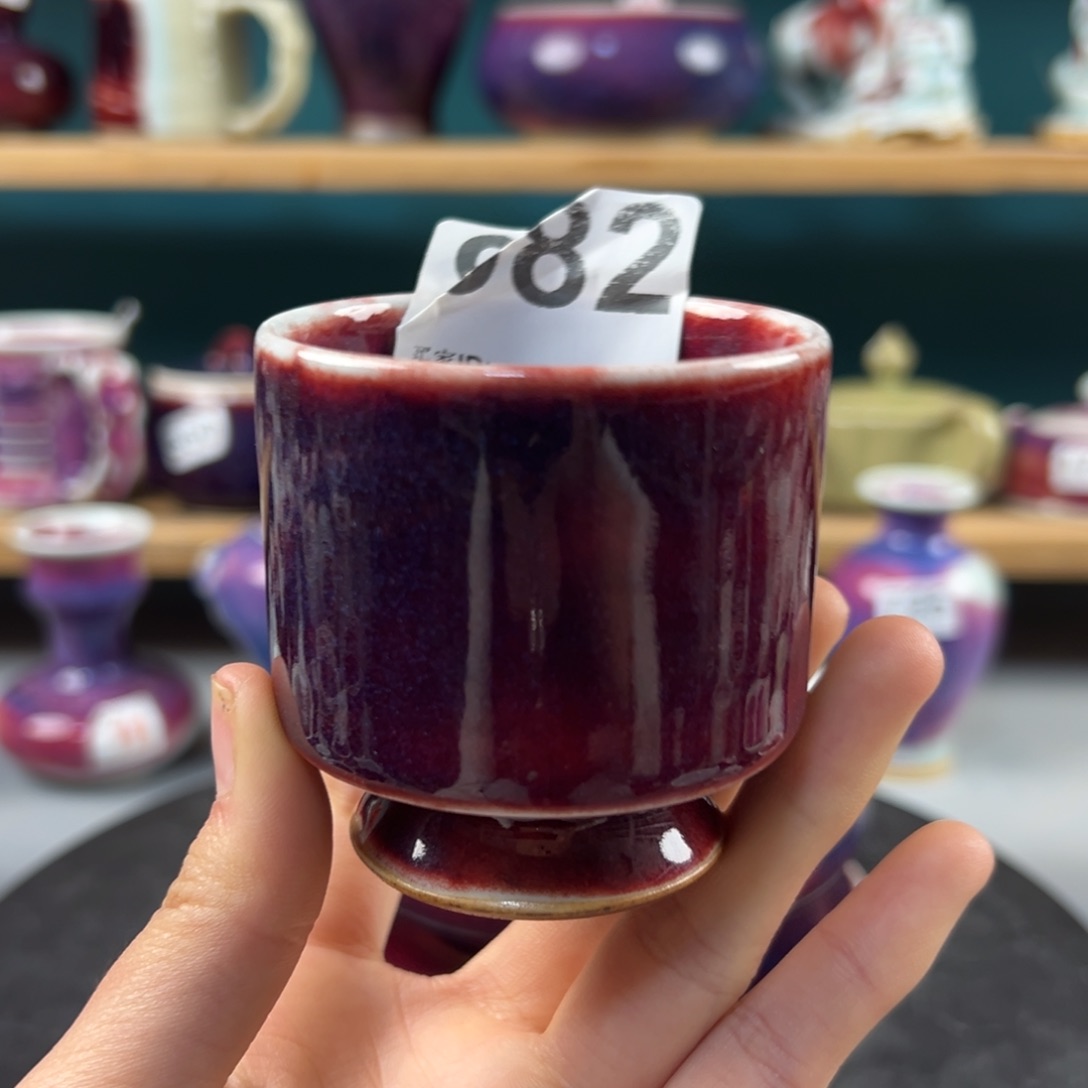 瓷片全品无暇主人杯纯手工