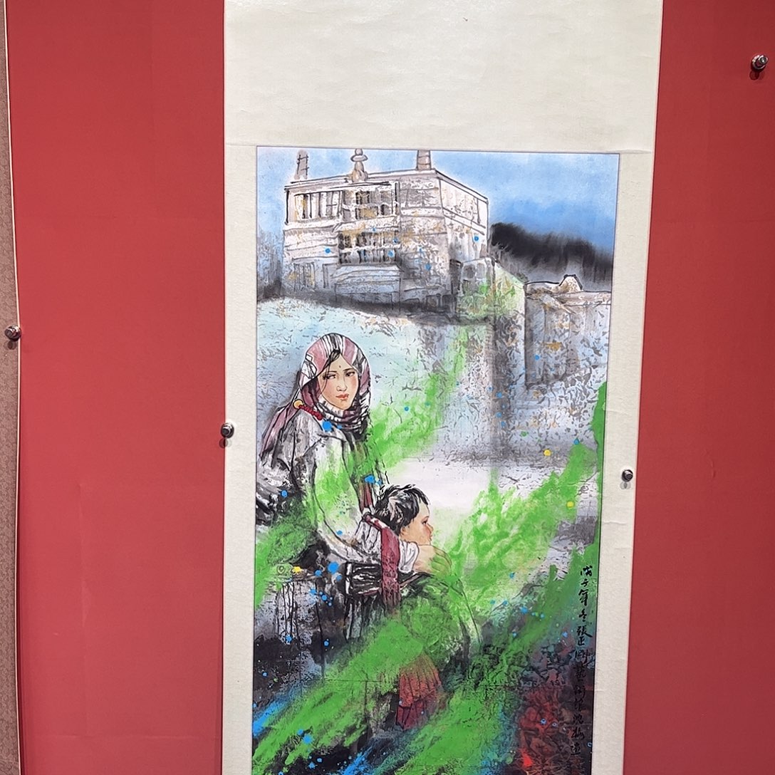 国画沈梅画家作品