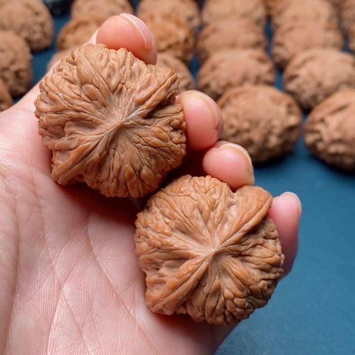 文玩核桃把件38磨盘