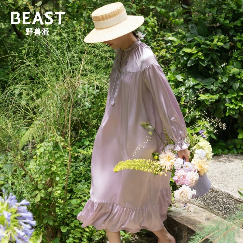 【真丝睡裙集合】BEAST/野兽派"花语系列"22姆米真丝睡裙野兽派睡衣