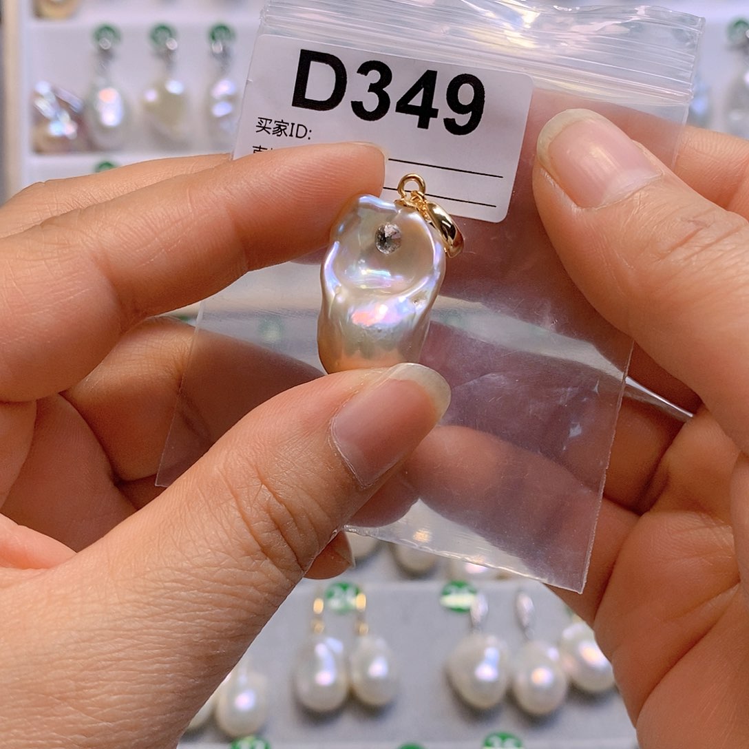 淡水珍珠颈饰银S925镶嵌