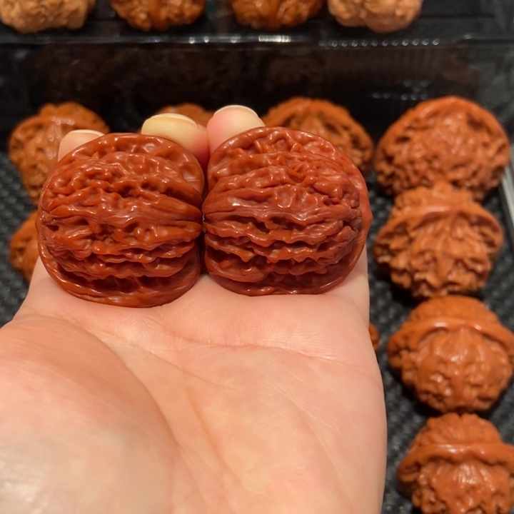 h***…文玩核桃把件37尺寸四座楼1819