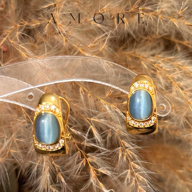 铜合金仿水晶耳饰 铜合金仿水晶耳饰[8190]