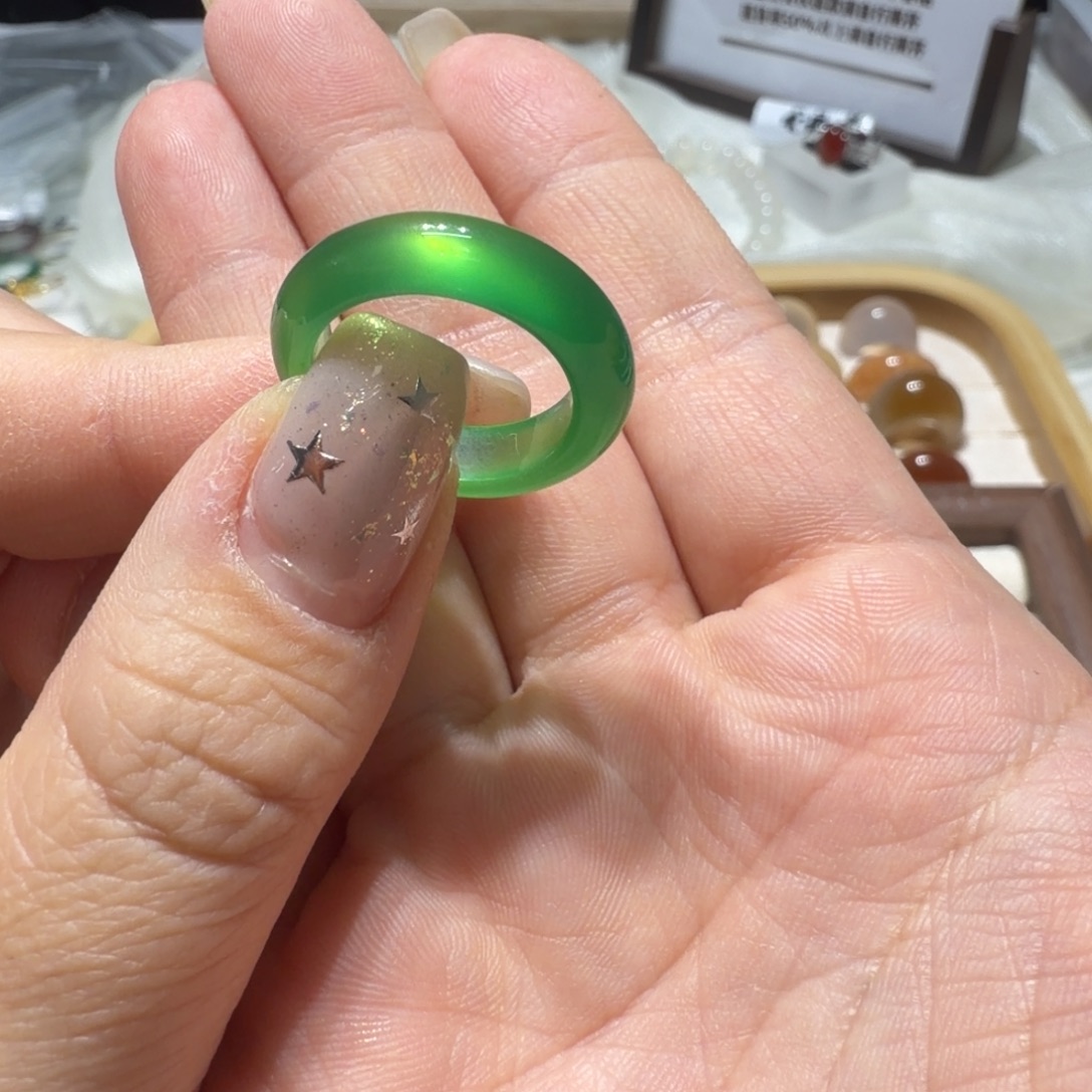 *****玛瑙/玉髓未镶嵌戒指港14