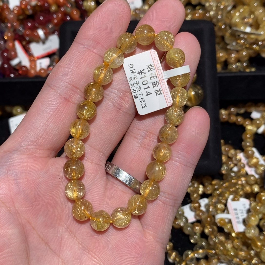 l***u水晶手链未镶嵌手串