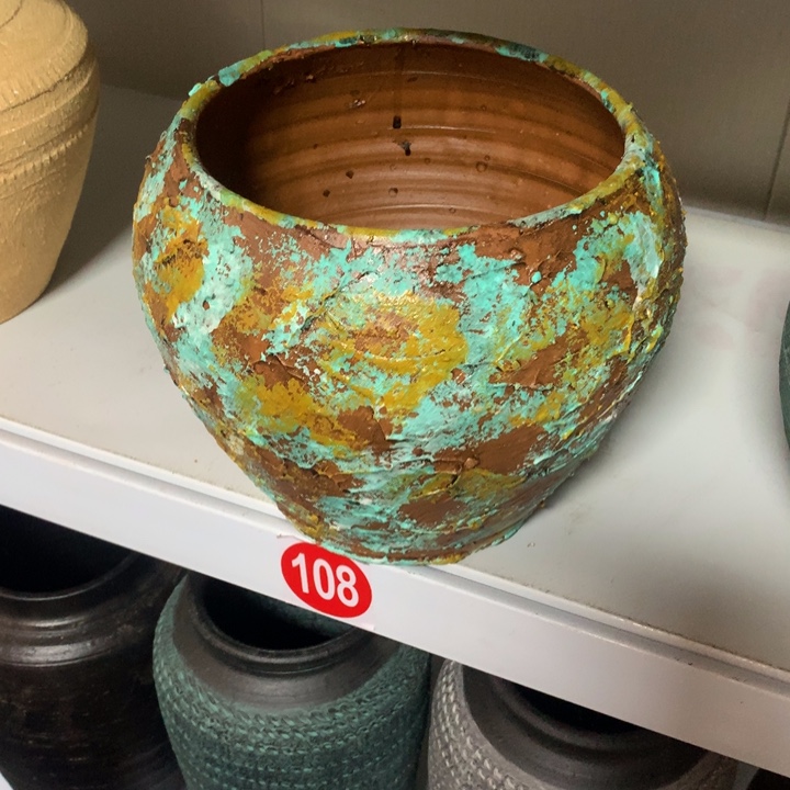 【闪购商品】粗糙盆默认打孔高19口19