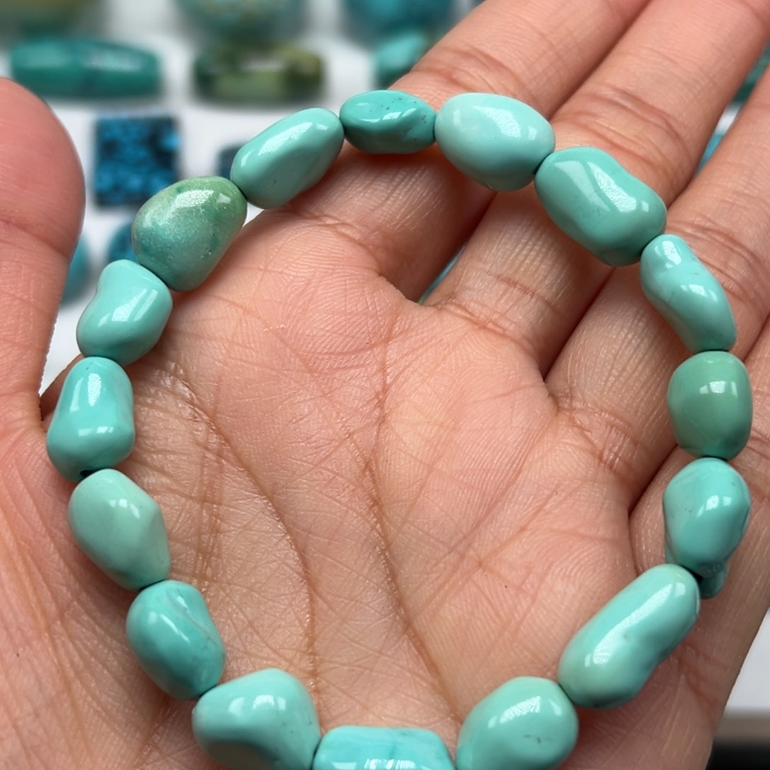 绿松石珠宝奇石未镶嵌