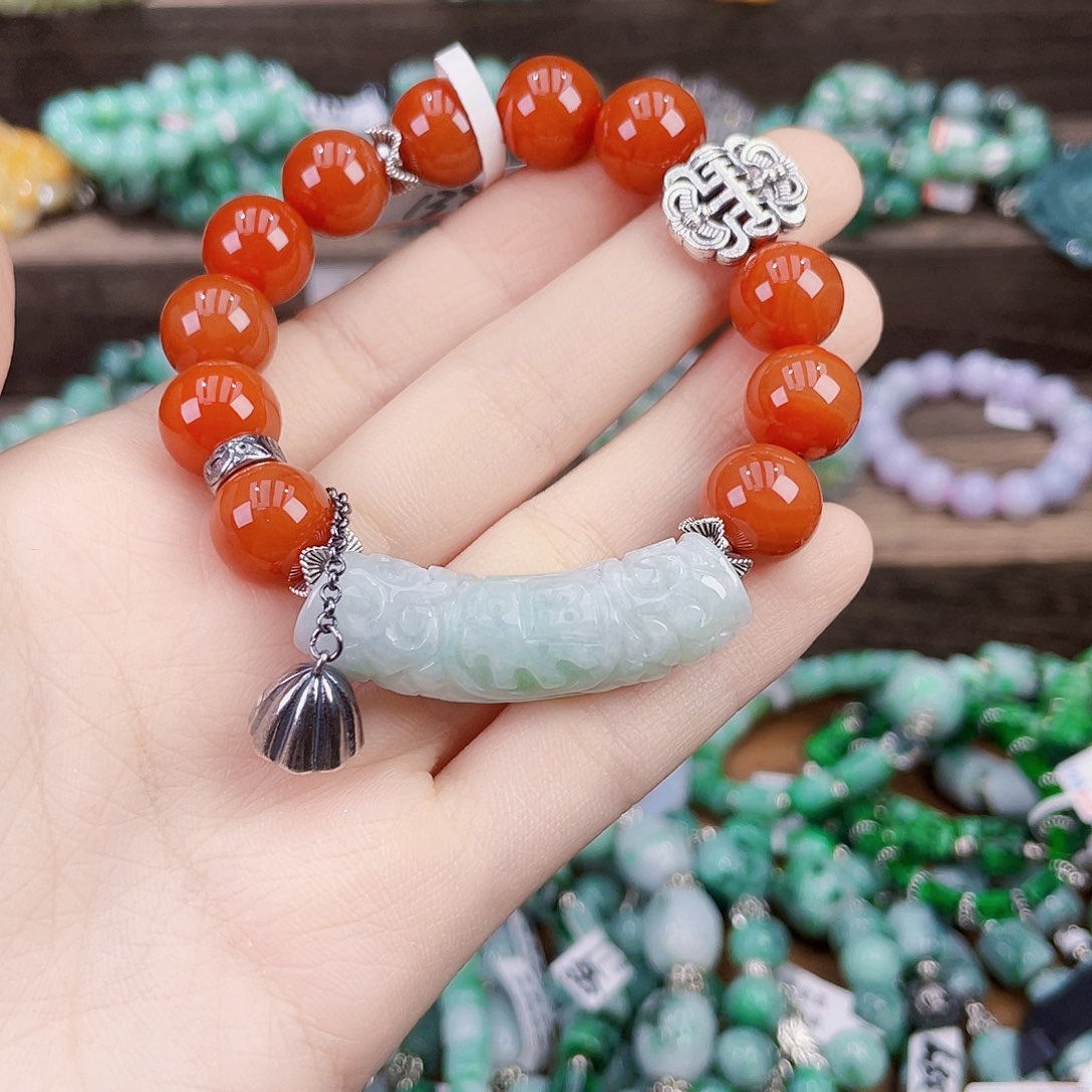 ****、未镶嵌手链翡翠手链