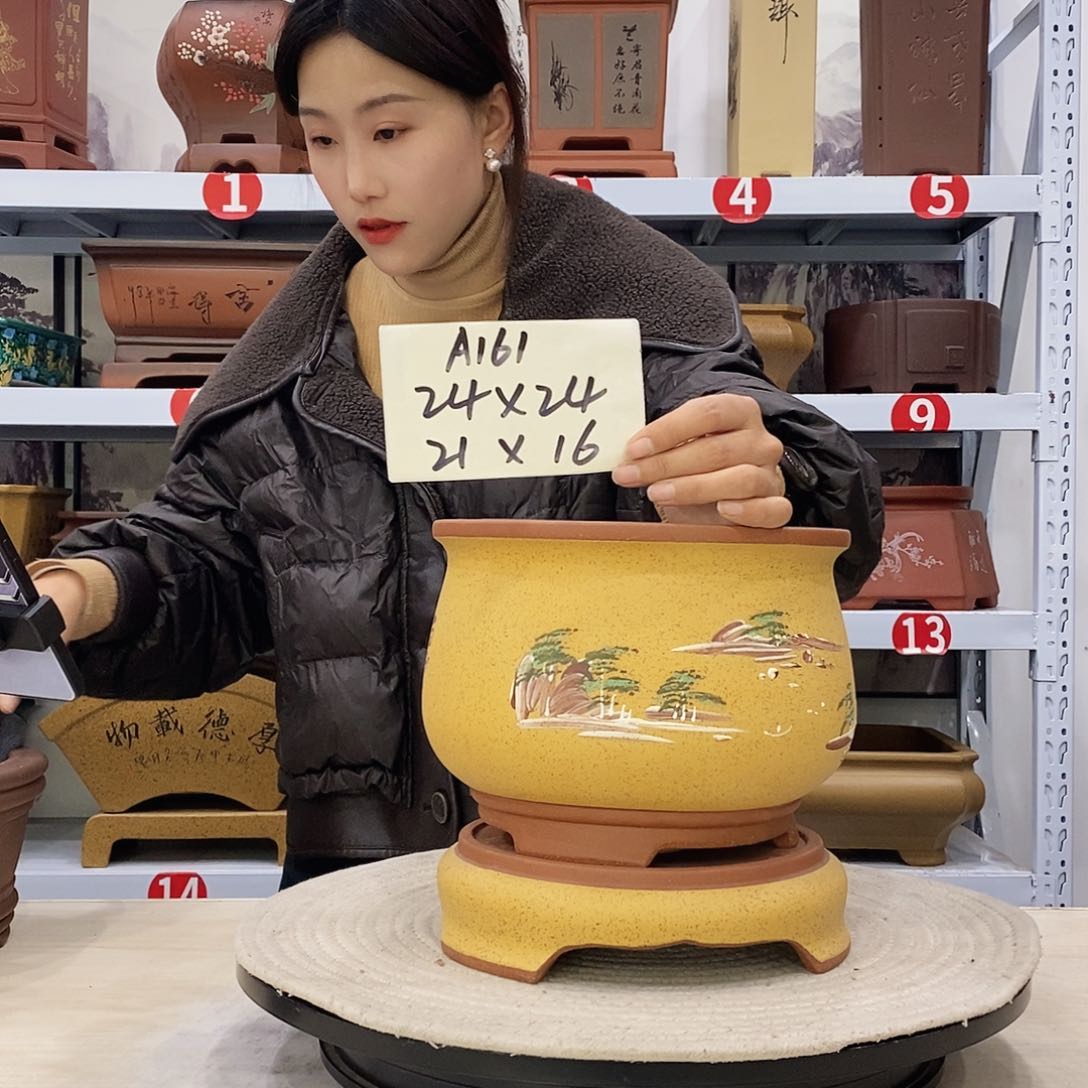 紫砂花盆紫砂花盆