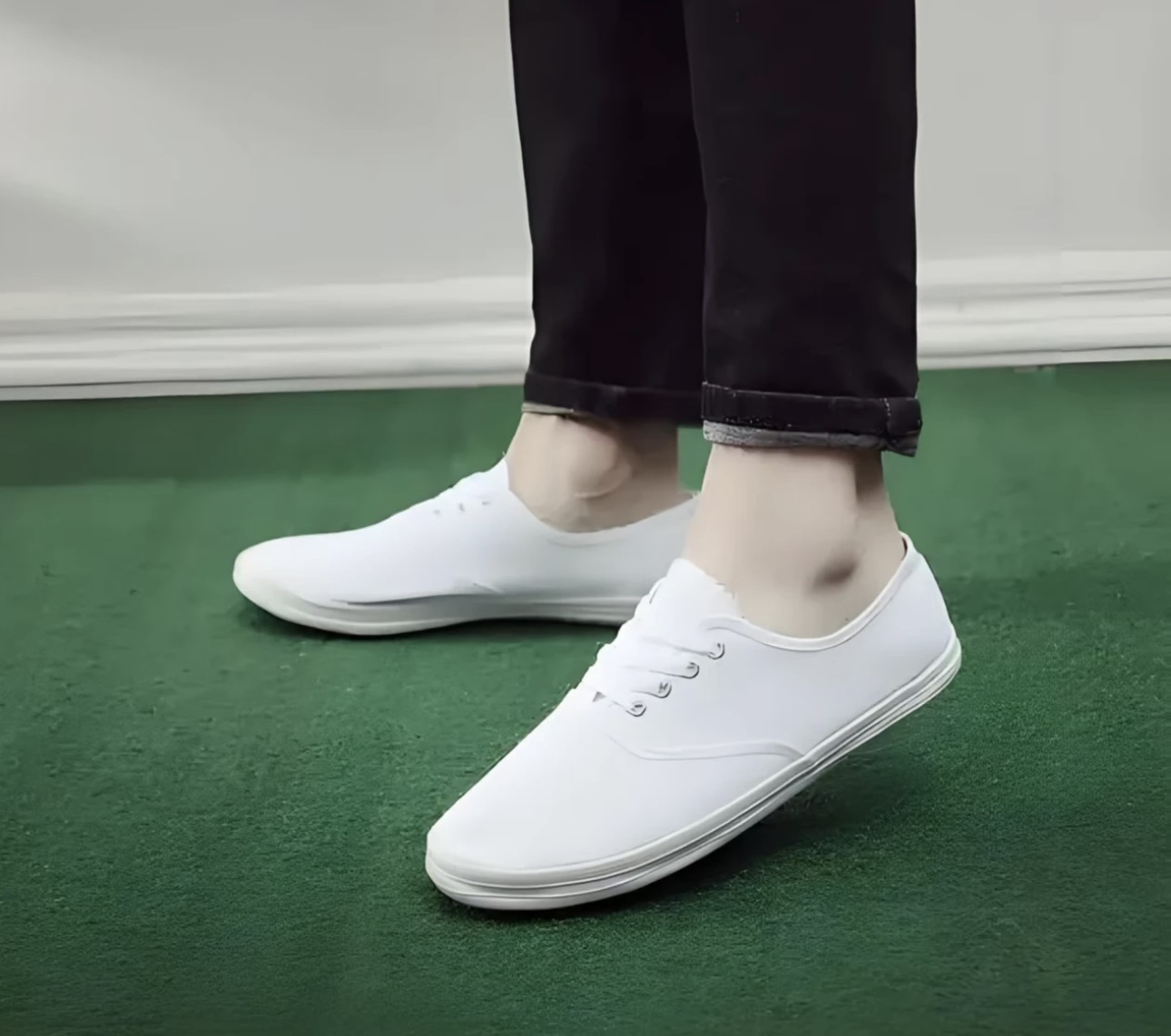 夏季透气时尚百搭时尚帆布透气阿甘鞋