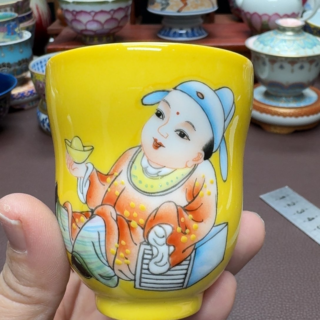 瓷片景德镇仿古手工制作精品展示